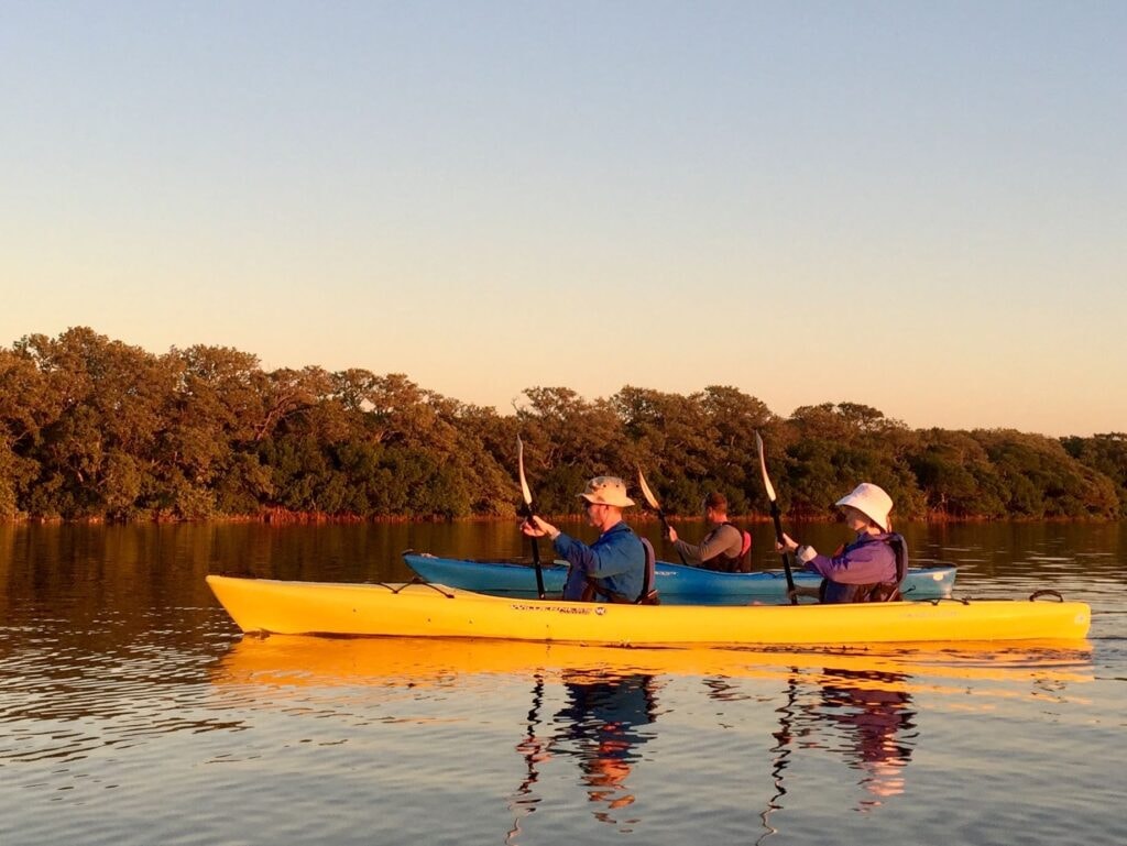 Emily Brown kayaking in St. Petersburg, FL